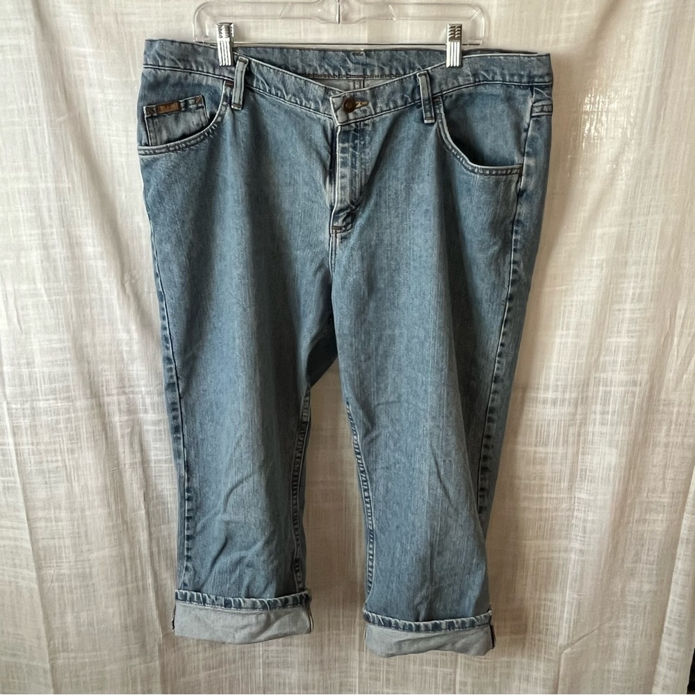 RIDERS by Lee Women Jean Capris Size 18W
